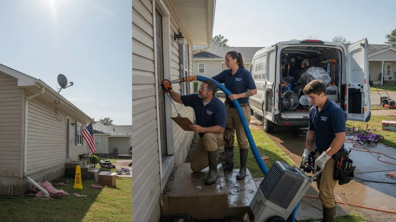 Ceiling Water Damage Restoration in Marion, KS near me